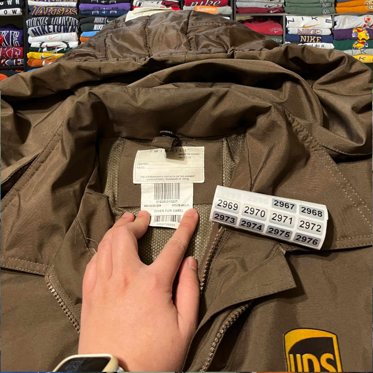 Y2K UPS brown jacket