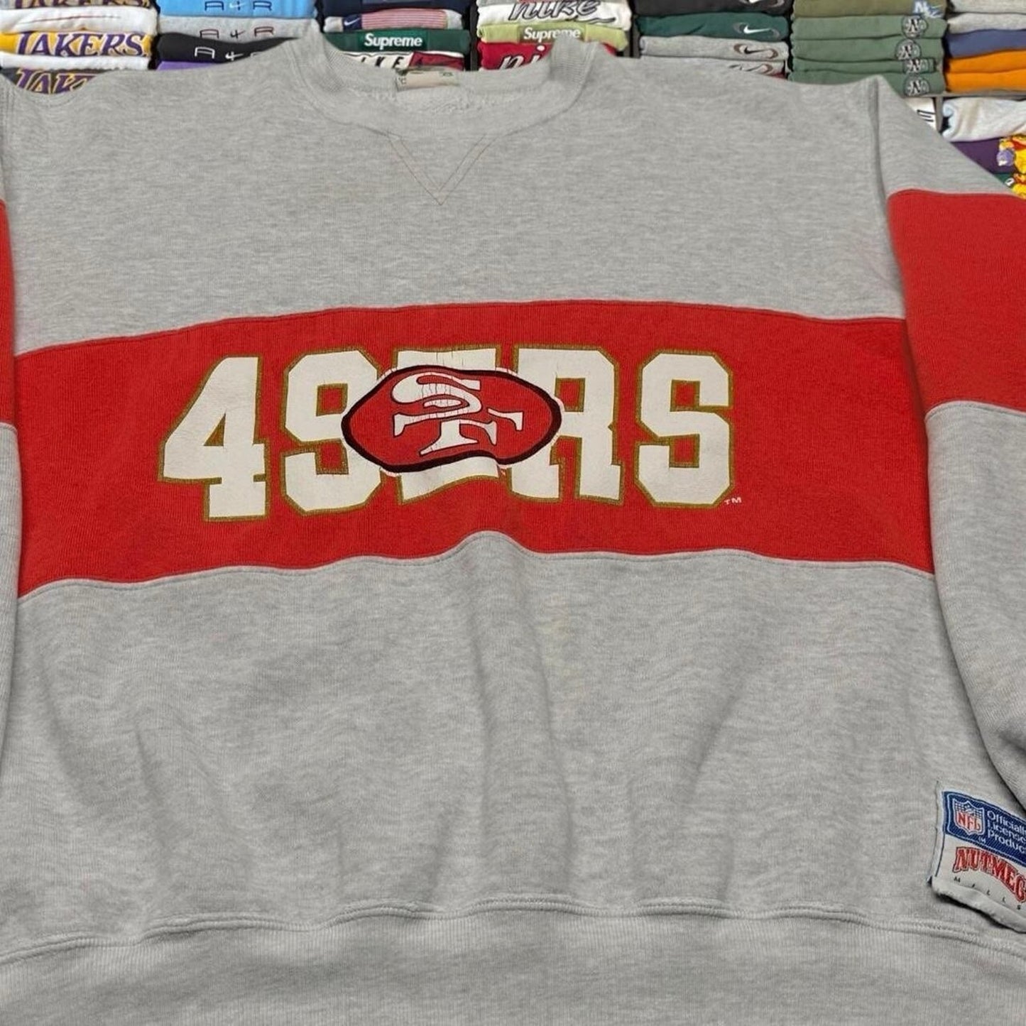 90s nutmeg San Francisco 49ers NFL Football Sweater