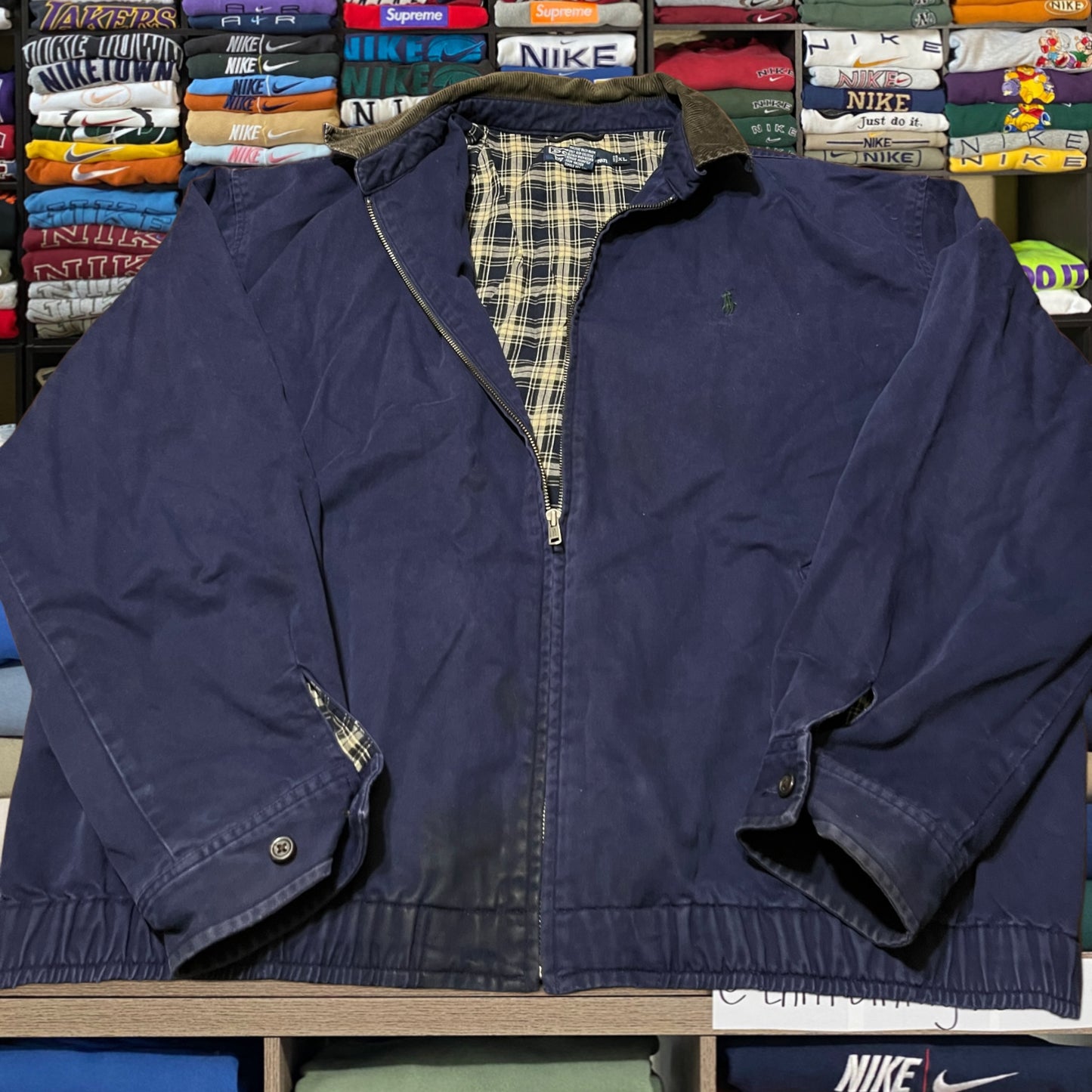 vintage 90s polo ralph lauren lined jacket corduroy collar