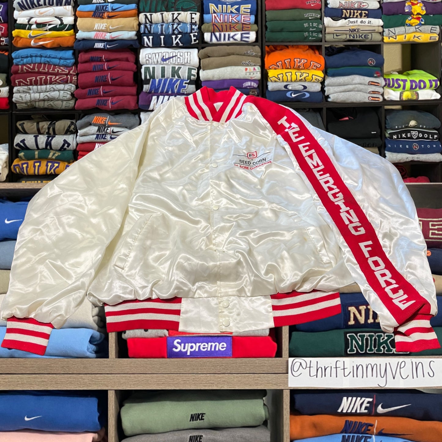 90s satin jacket