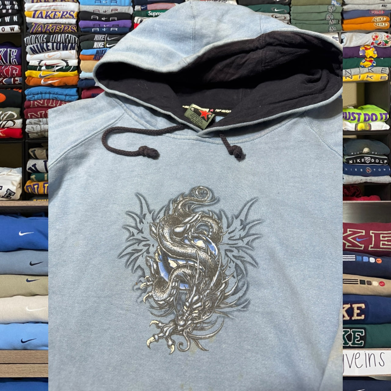Y2K skater jnco style hoodie (xlarge)