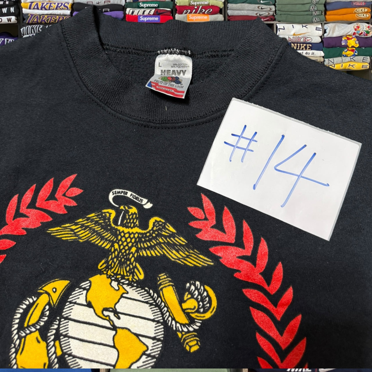 90s marine corps sweatshirt (Large)