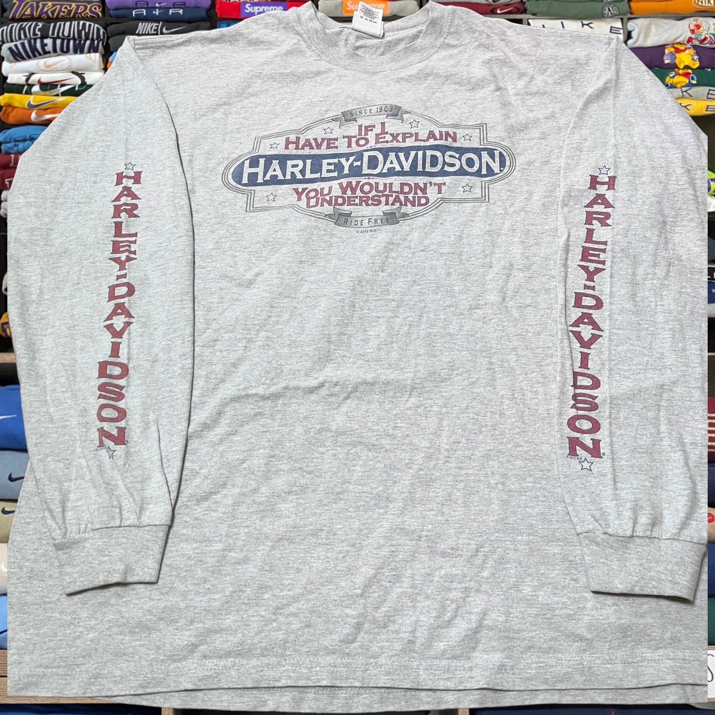 vintage y2k harley davidson biker motorcycle shirt