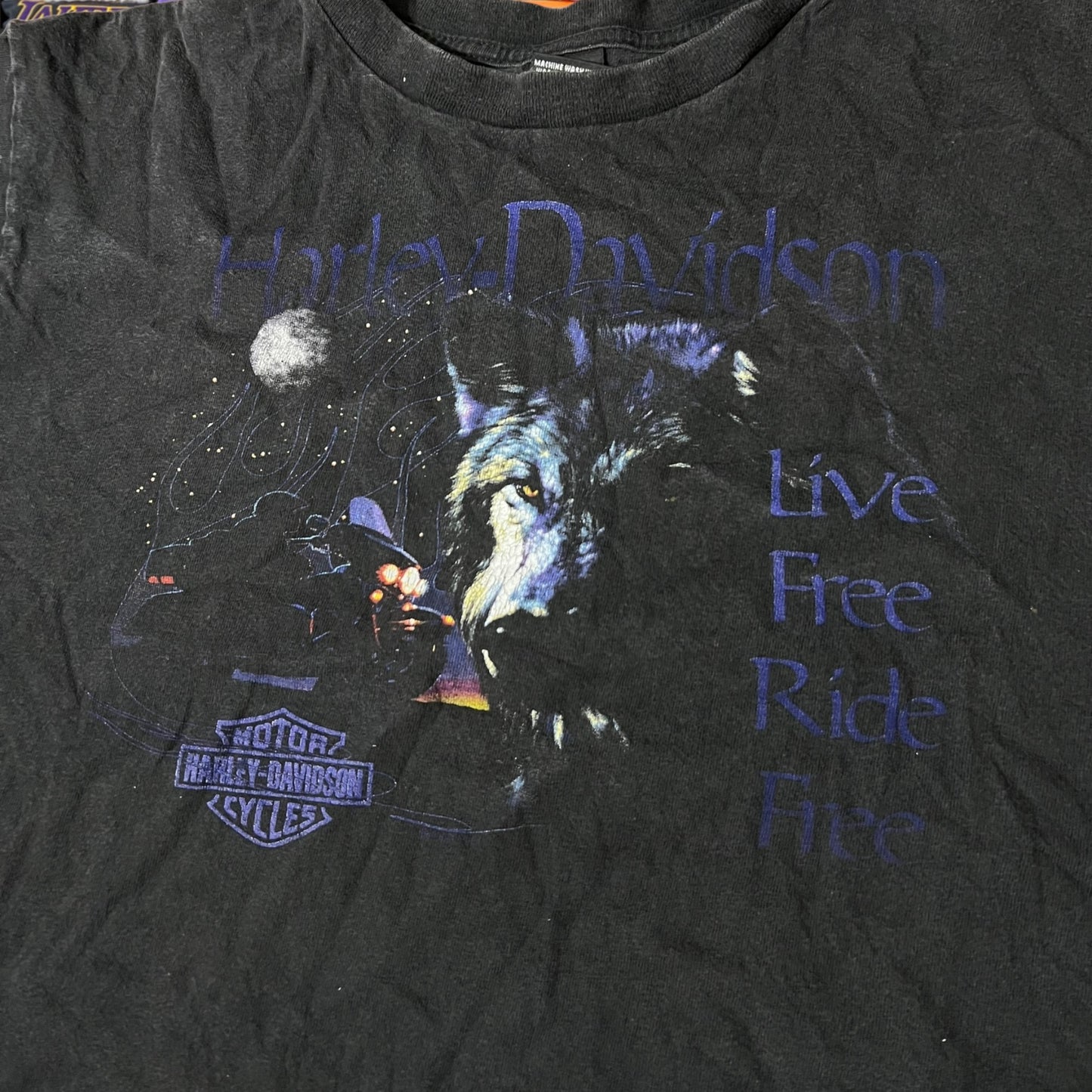 90s Harley Davison biker motorcycle shirt