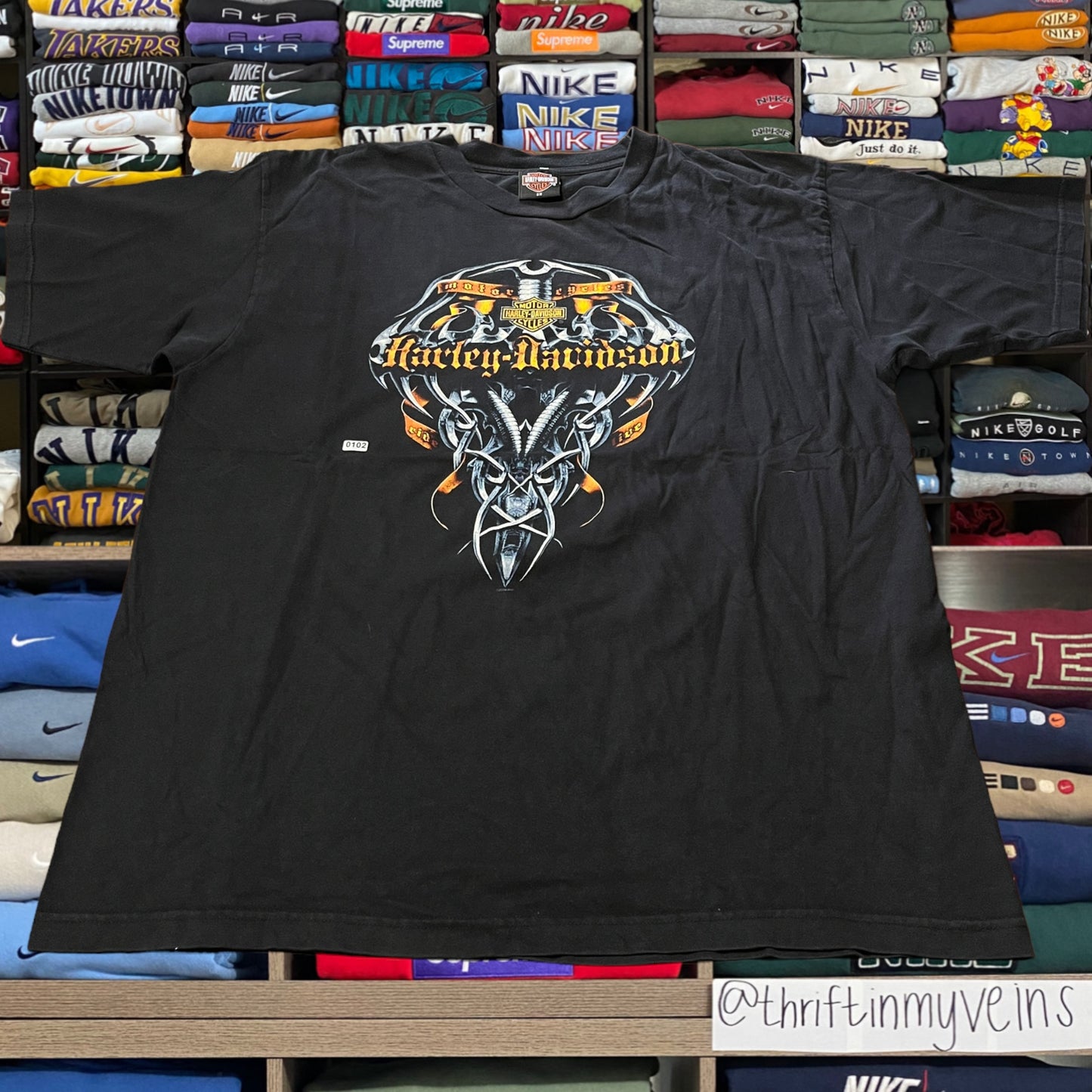y2k 2005 harley davidson biker (xxlarge)