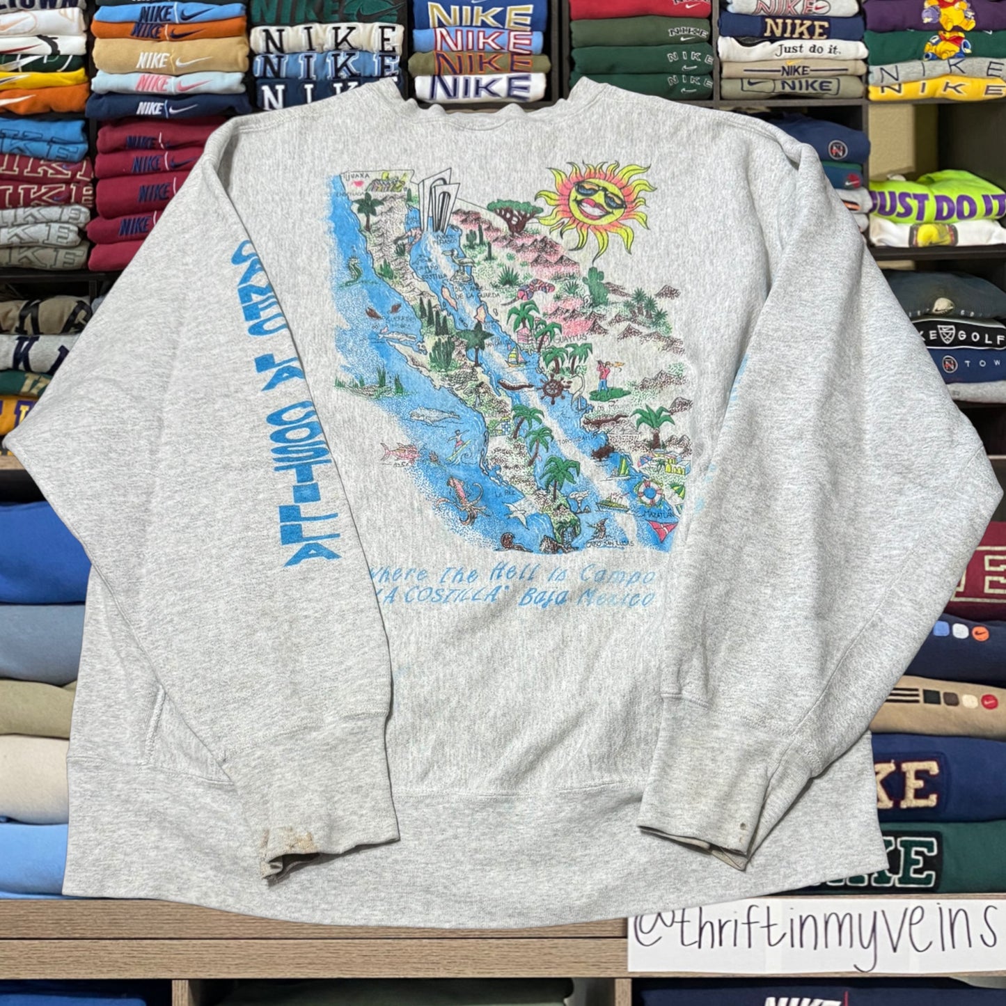 90s California sweater