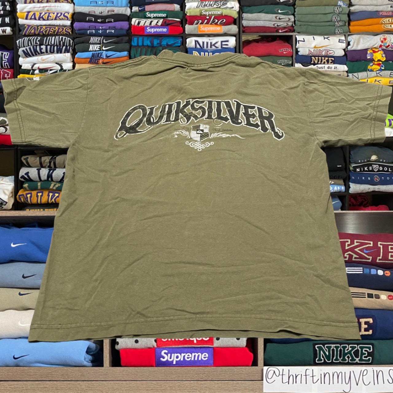 Y2K quiksilver skater shirt