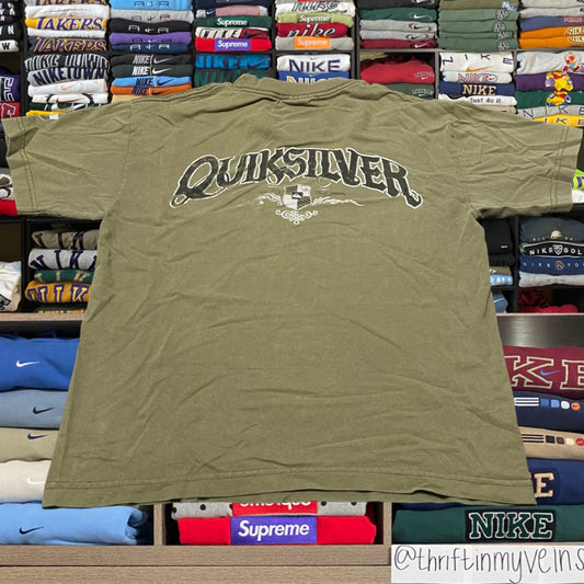 Y2K quiksilver skater shirt
