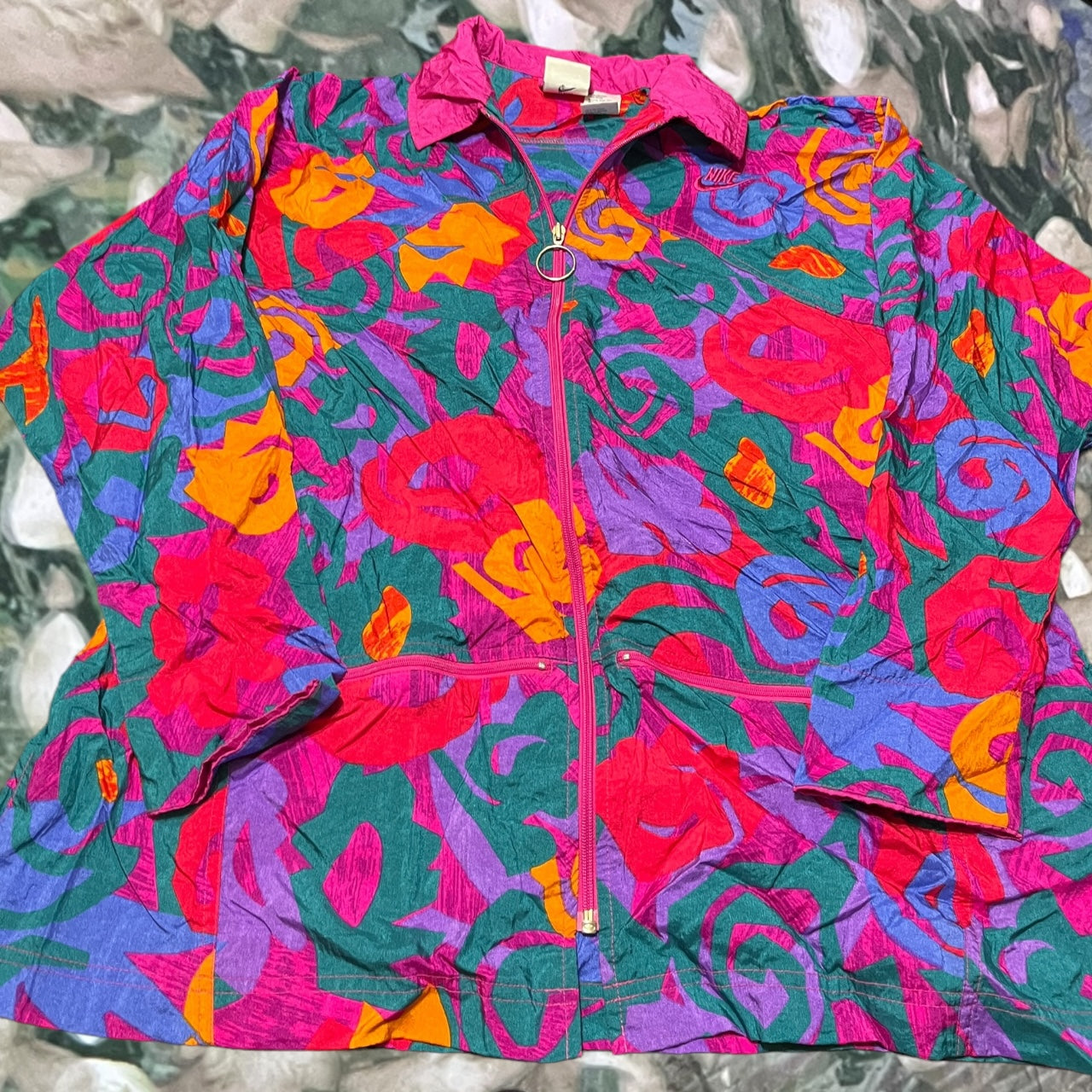 vinrage 90's nike windbreaker (medium)