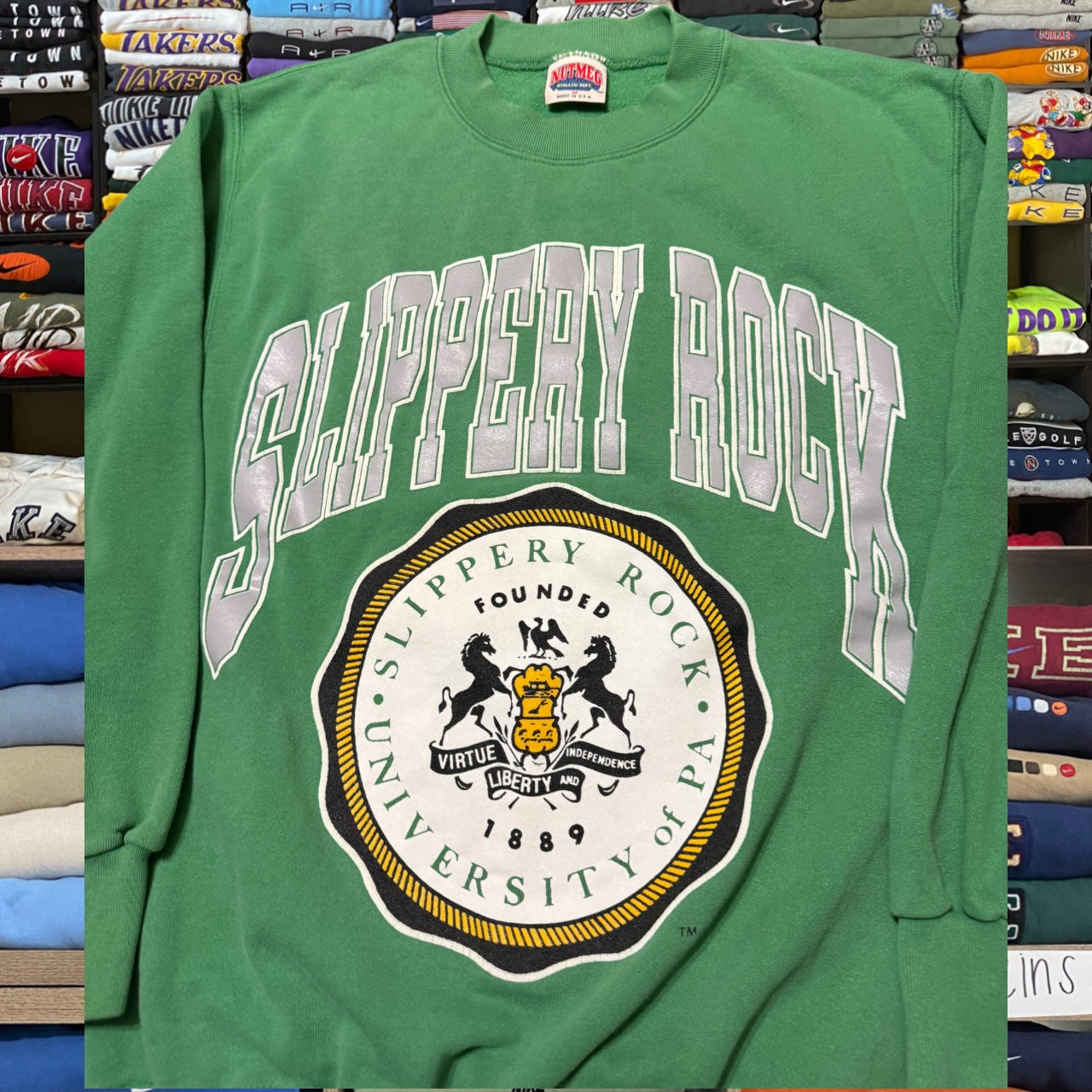 90s slippery rock sweatshirt (Medium)