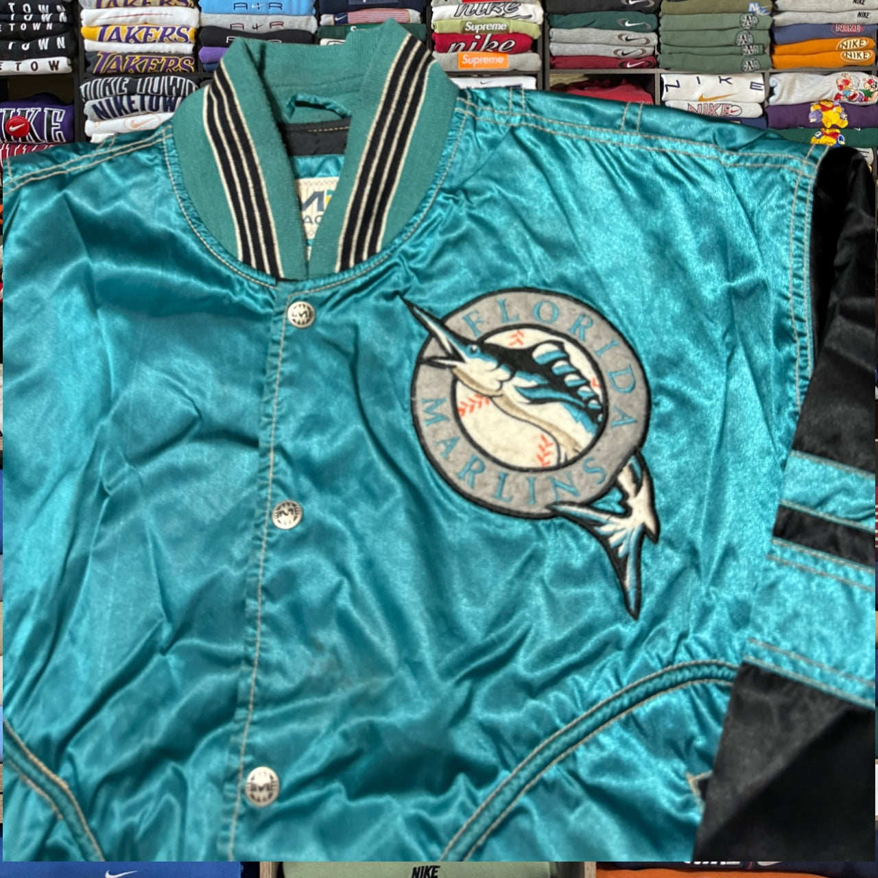 90s florida marlins jacket baseball (Large)