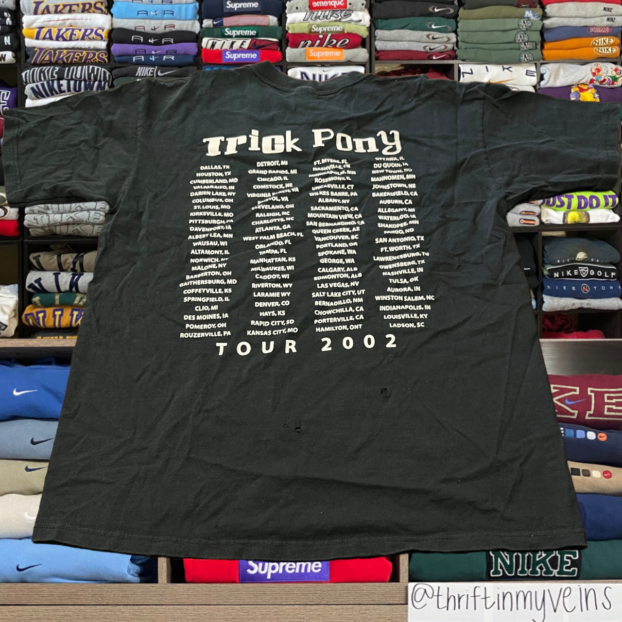 2002 trick pony country music band tee ( xlarge )