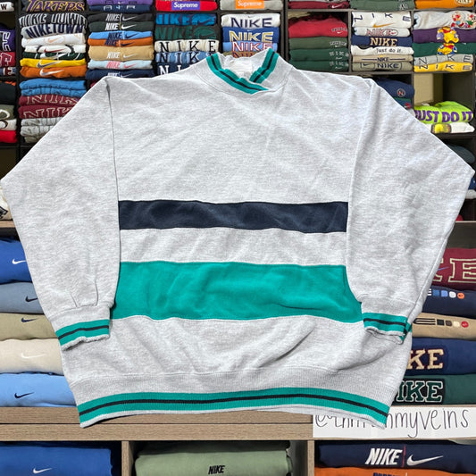90s color block sweater