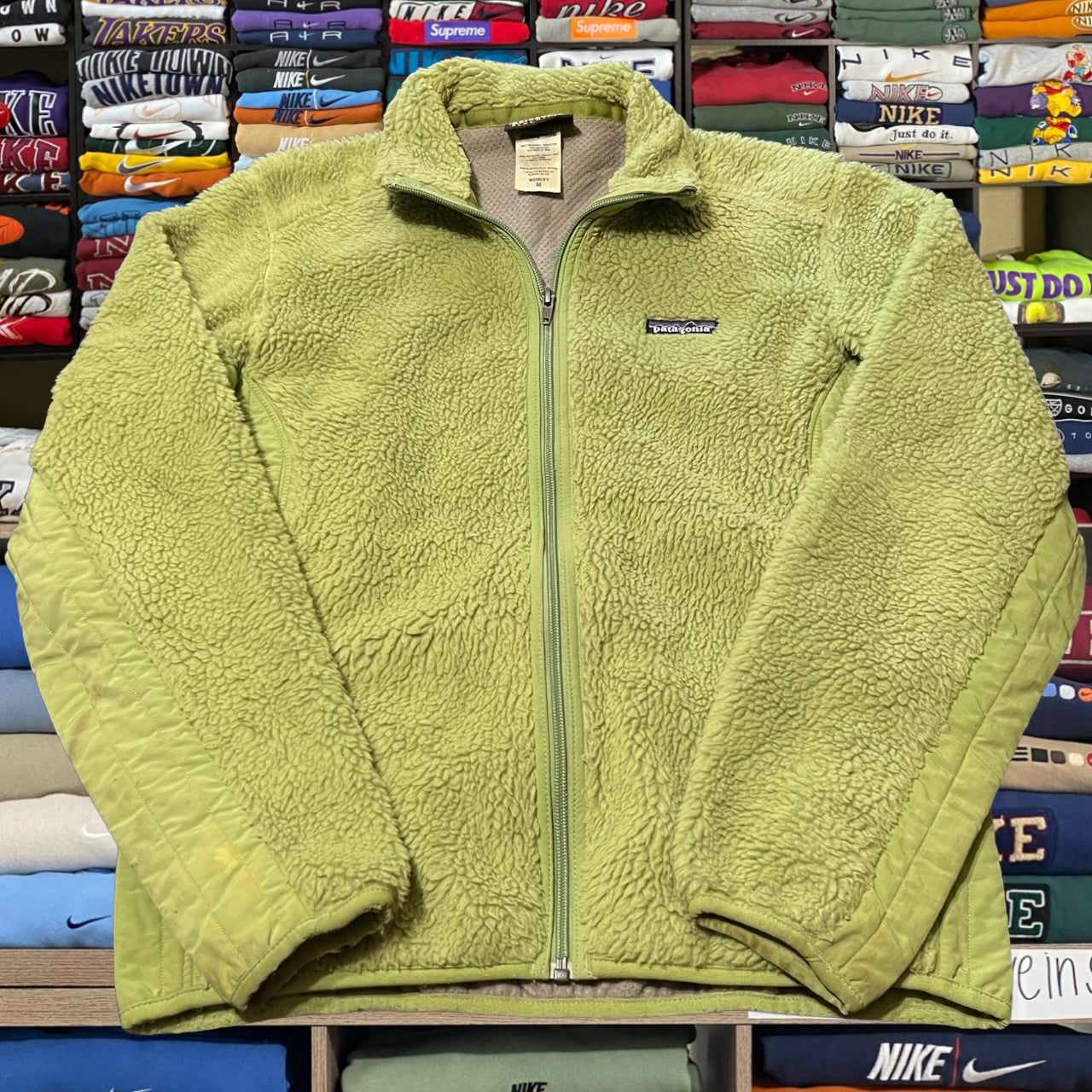 Honey dew Patagonia fleece jacket