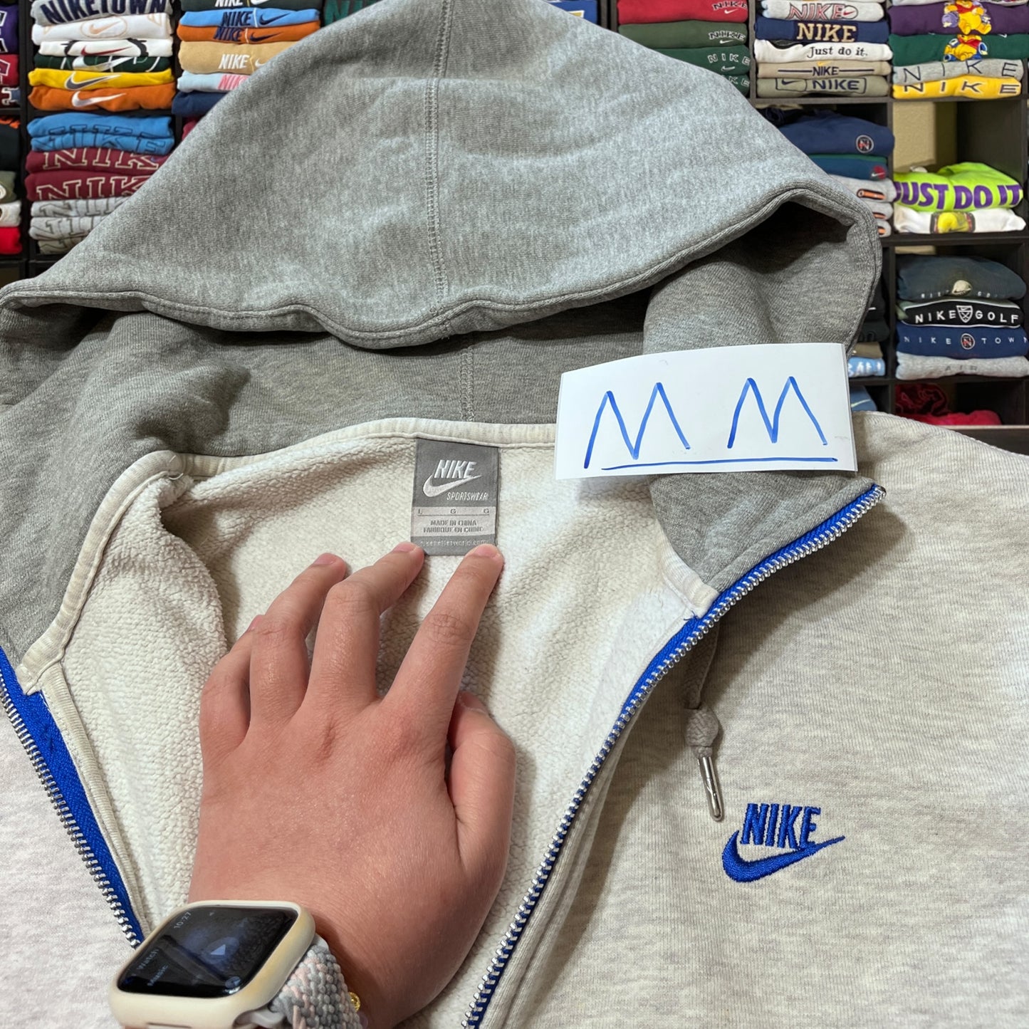 Y2K Nike full zip hoodie