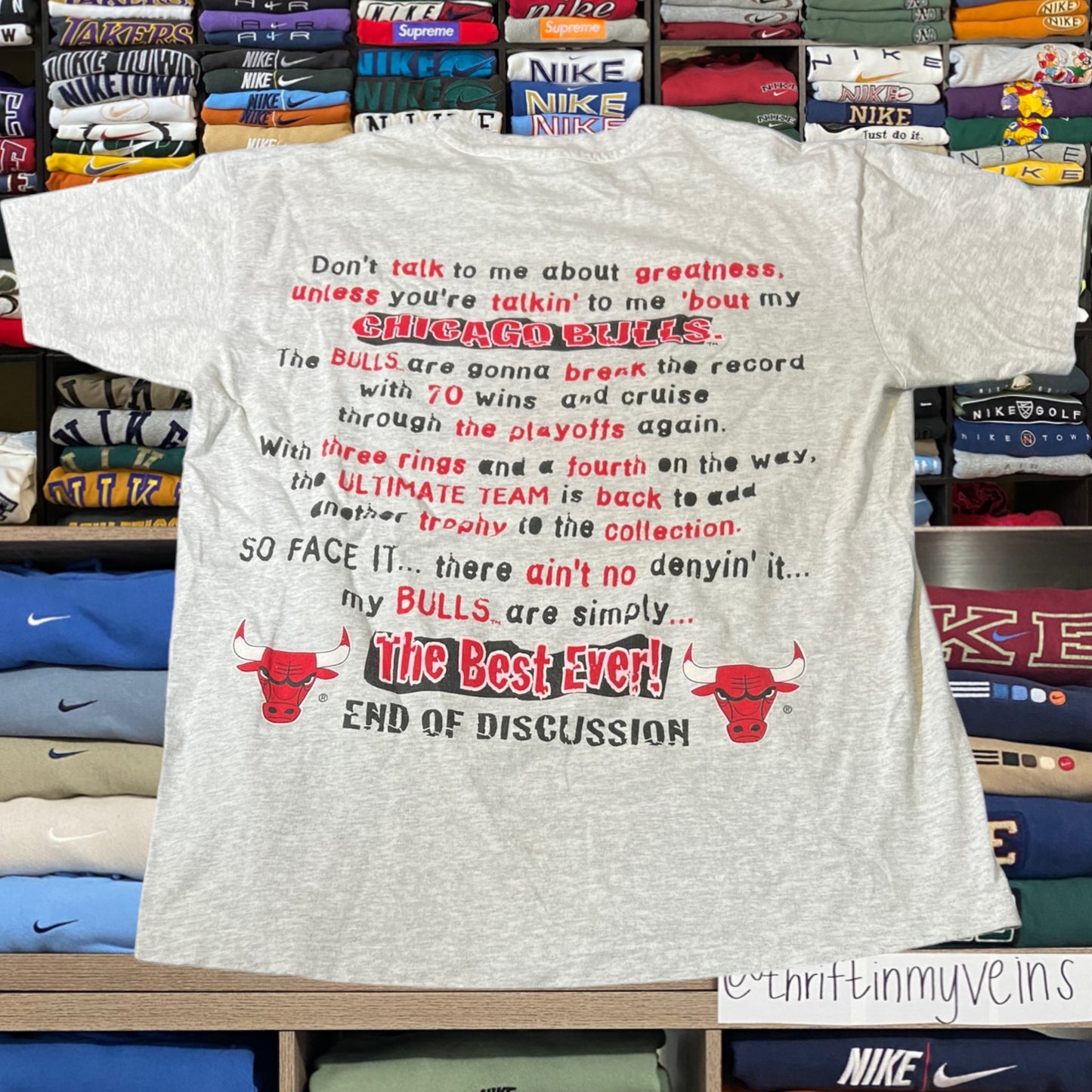 90s Chicago bulls nba basketballl shirt