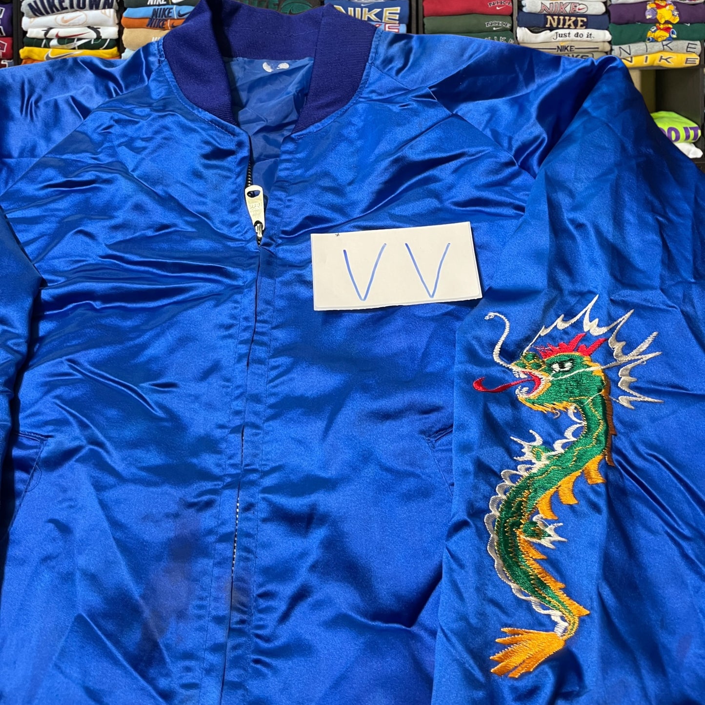 80s dragon satin jacket (medium)
