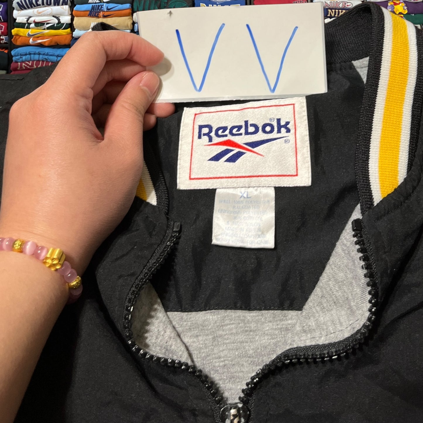90s Pittsburgh Steelers nfl football pull over windbreaker