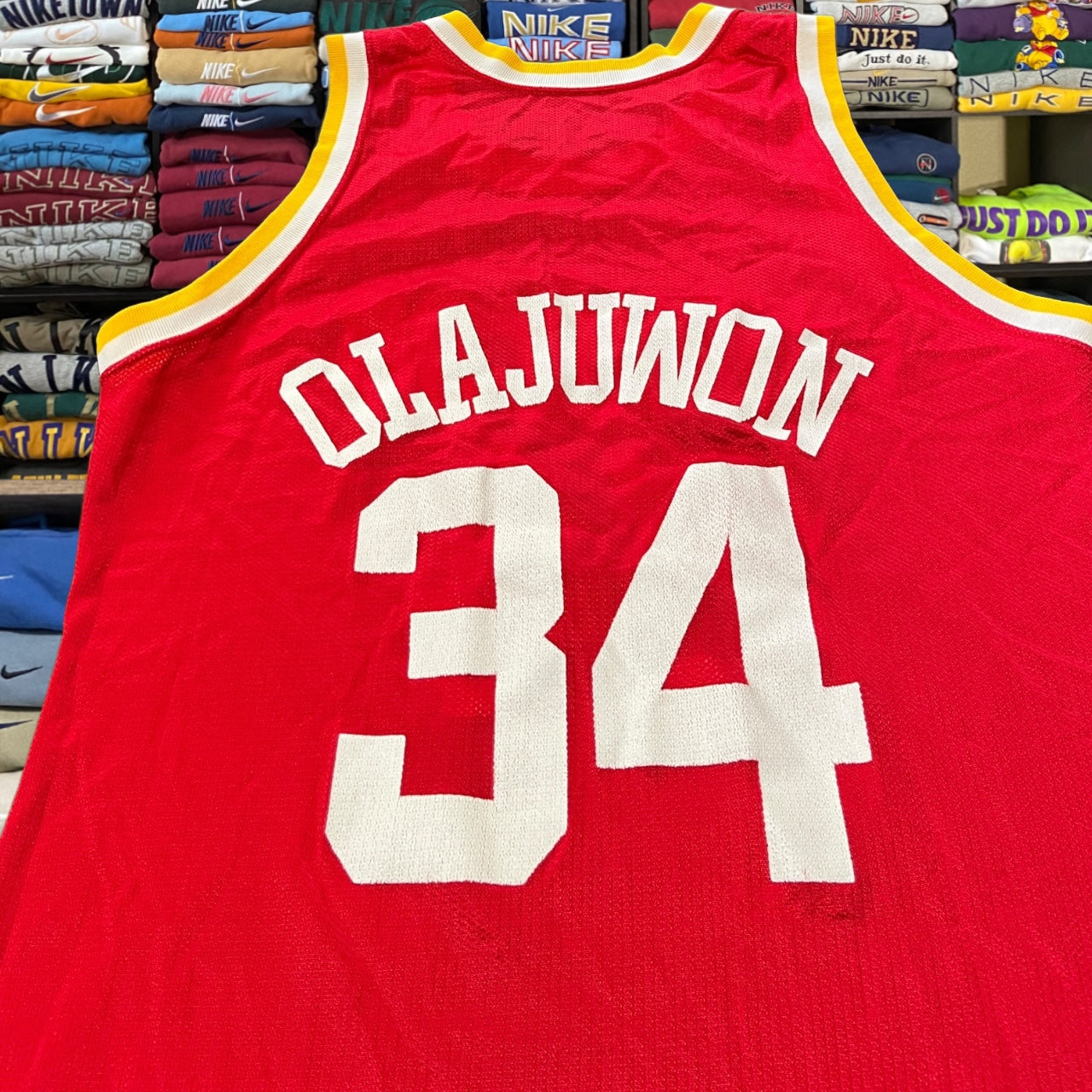 90s Houston rockets Hakeem Olajuwon jersey