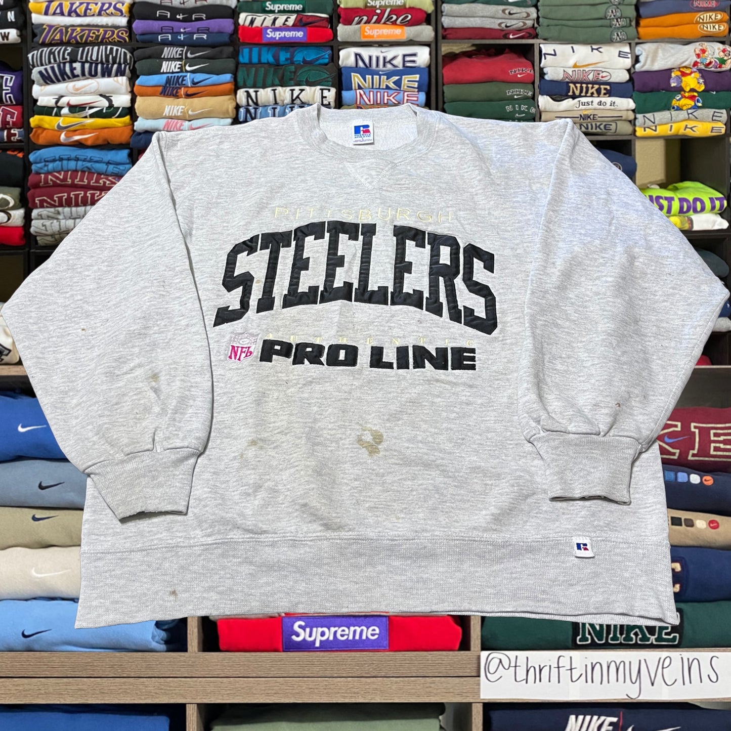 90s Pittsburgh Steelers nfl football sweater
