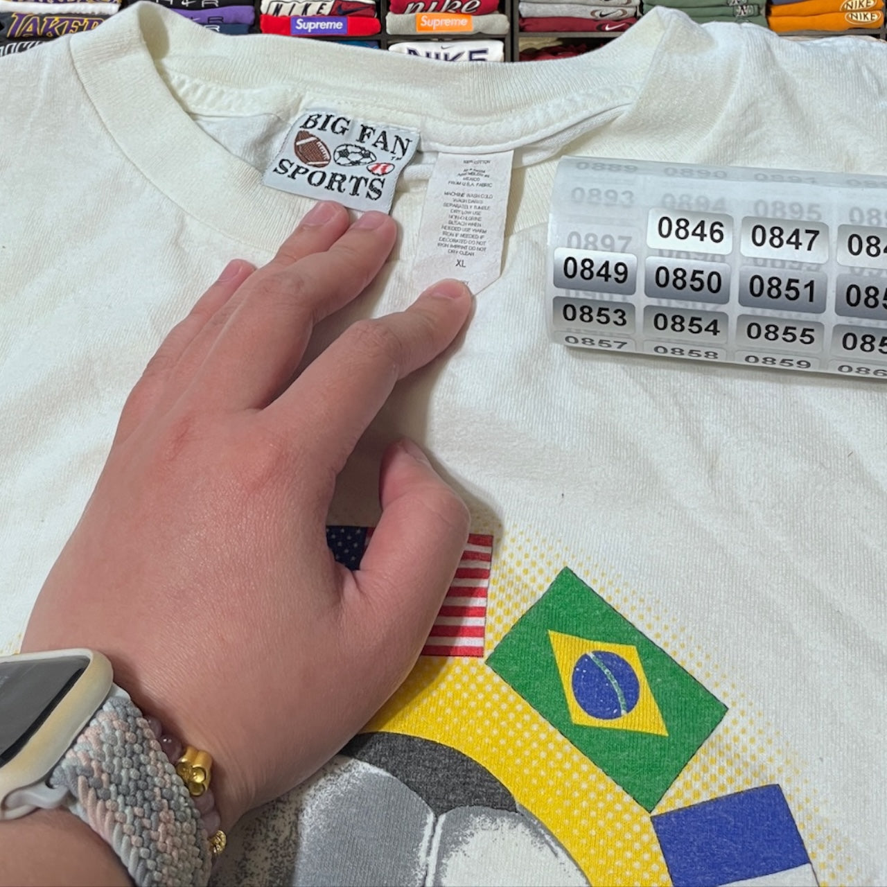 90s sports fan shirt