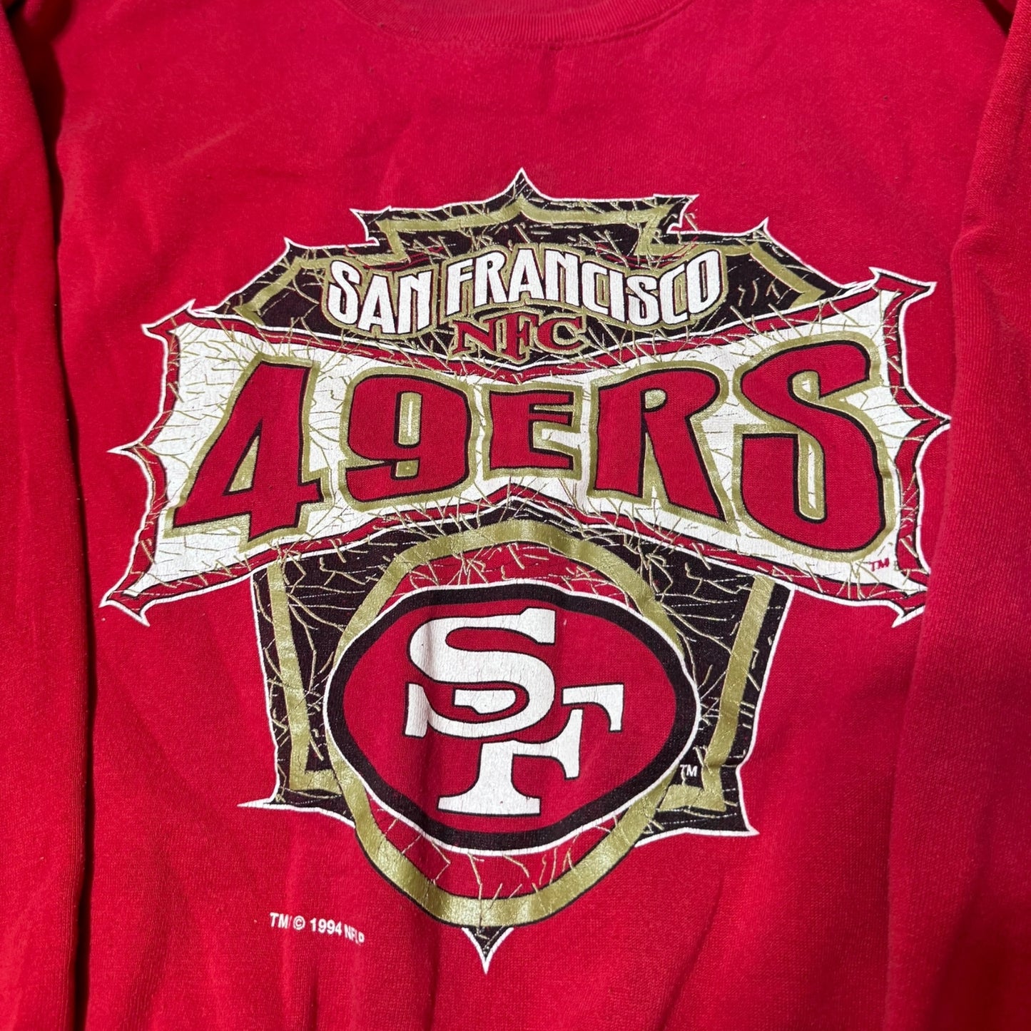 1994 49ers nfl football sweater ( xlarge )