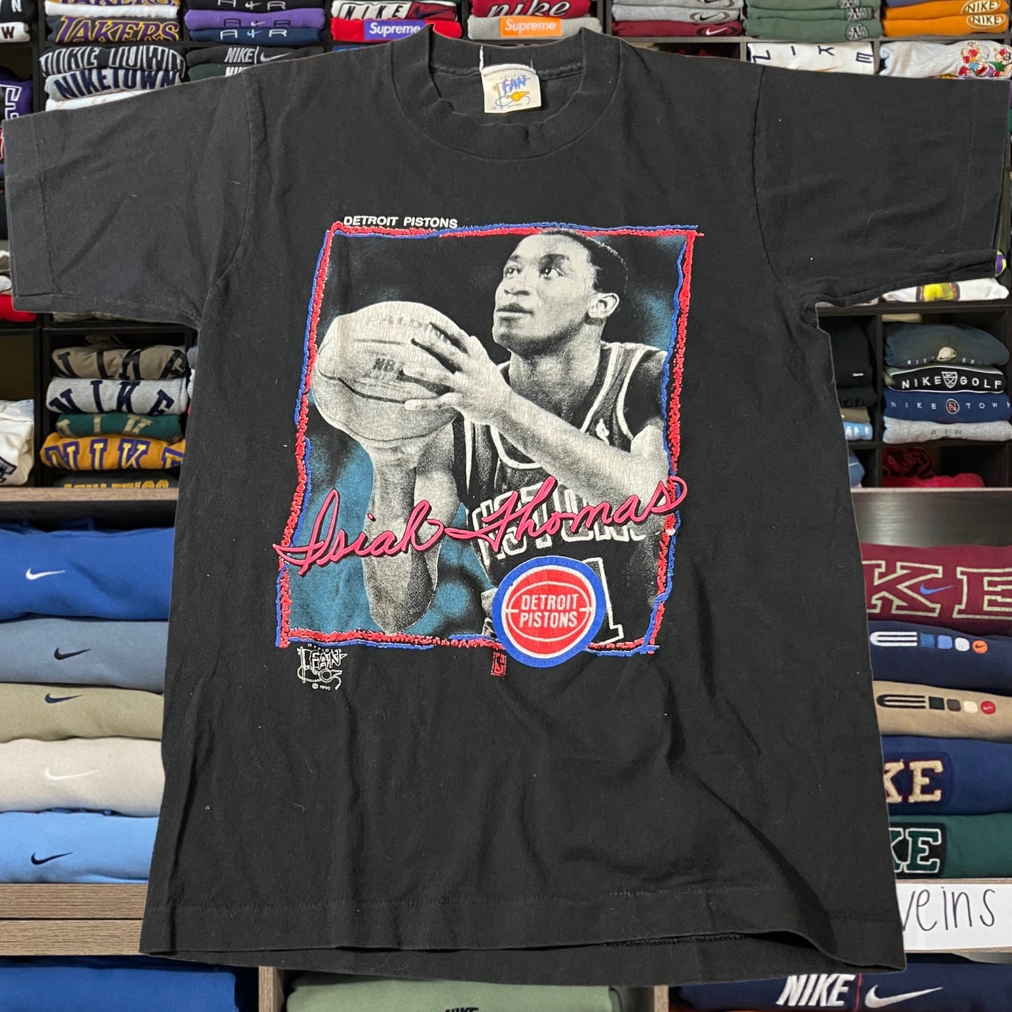 90s isiah Thomas nba basketball shirt
