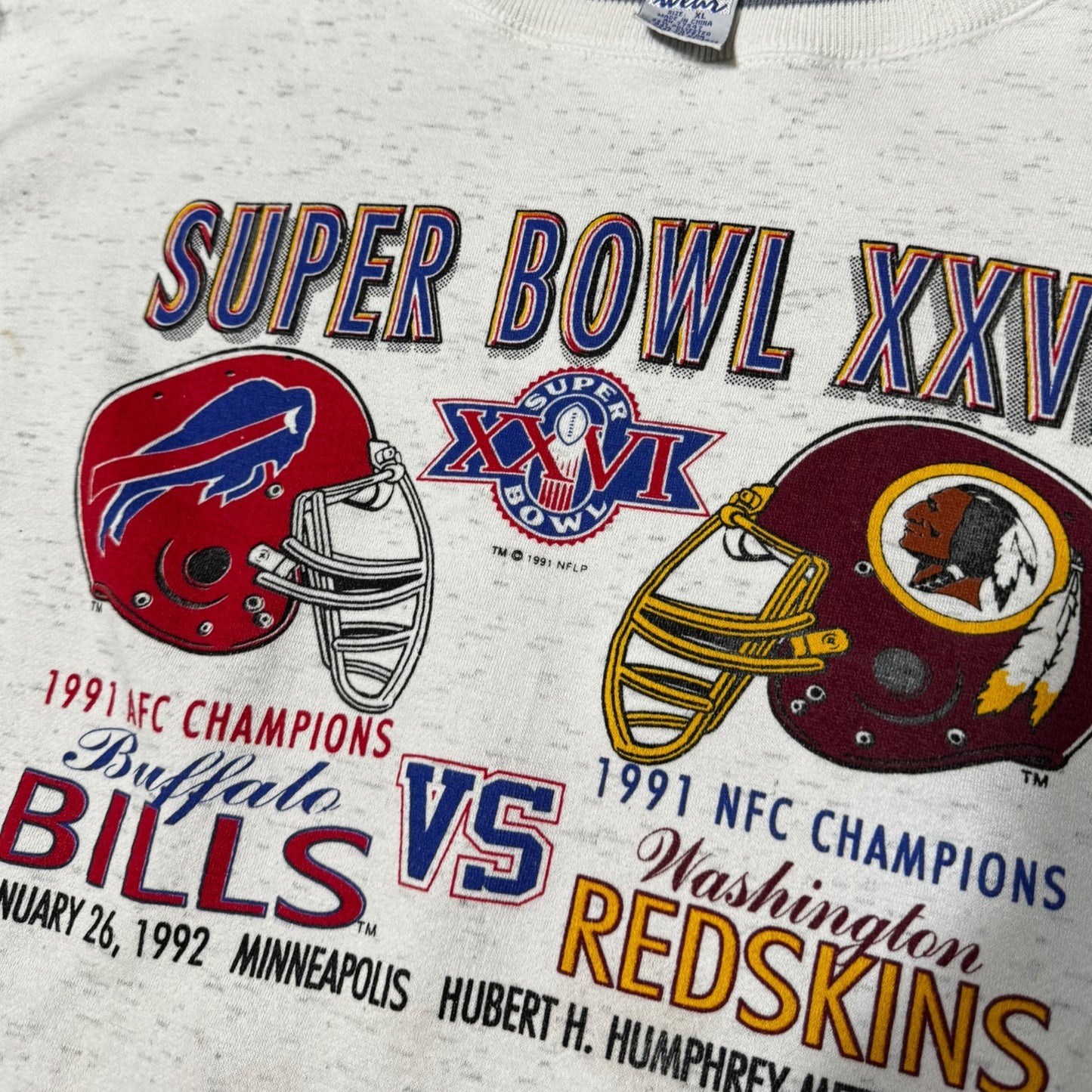 1992 Buffalo bills superbowl sweater (xlarge)