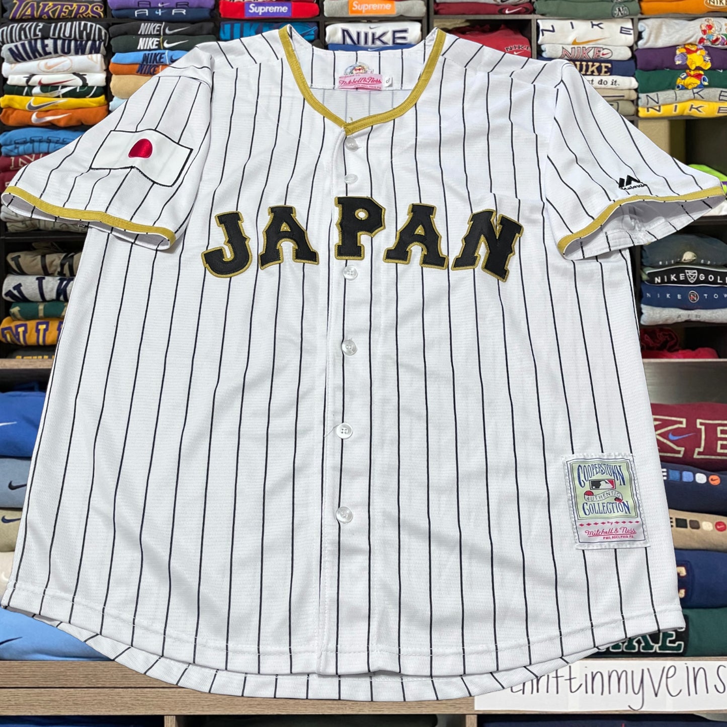 vintage y2k japan button up baseball jersey