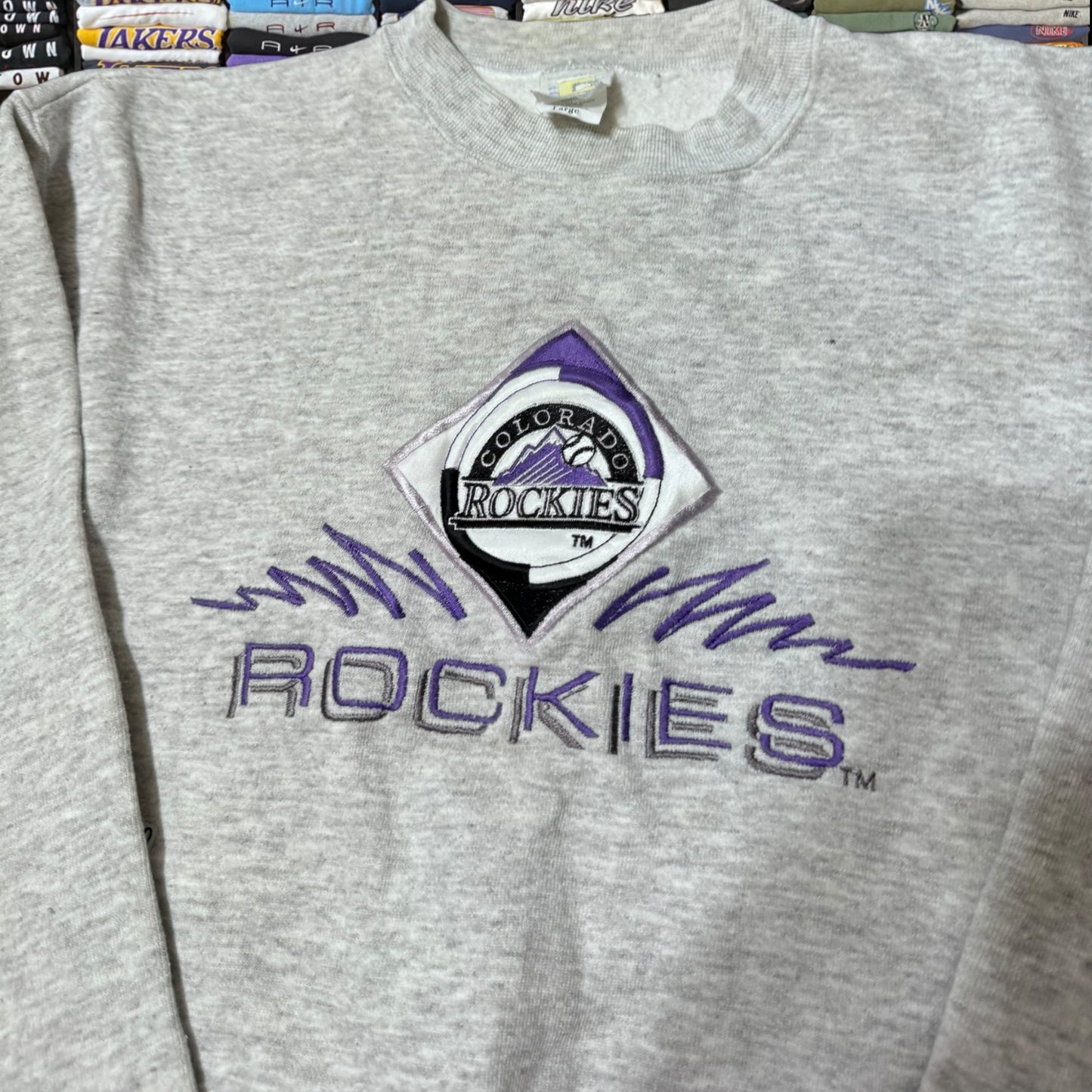 90s Colorado Rockies mlb baseball sweater