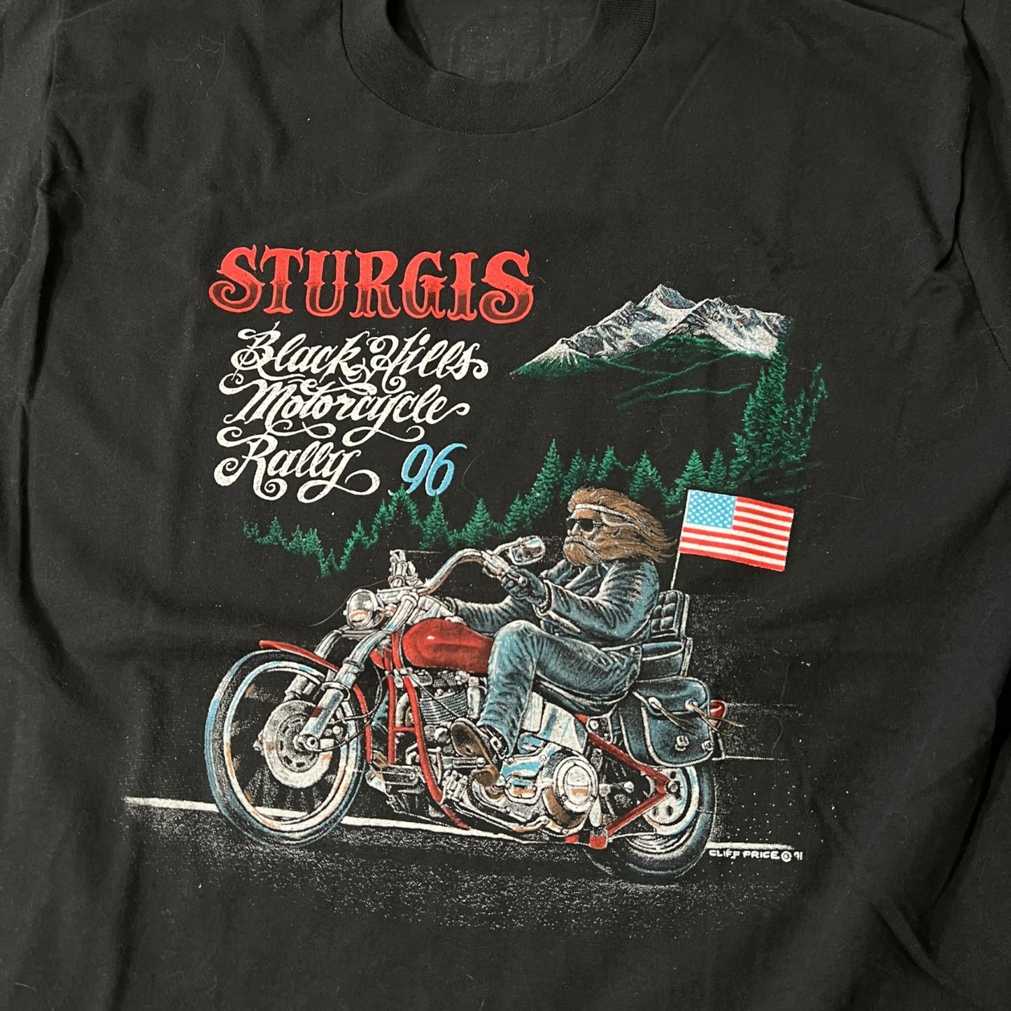 1996 sturgis biker motorcycle ( large )
