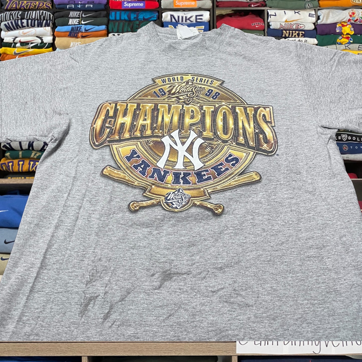 vintage 1998 new york yankees mlb baseball shirt