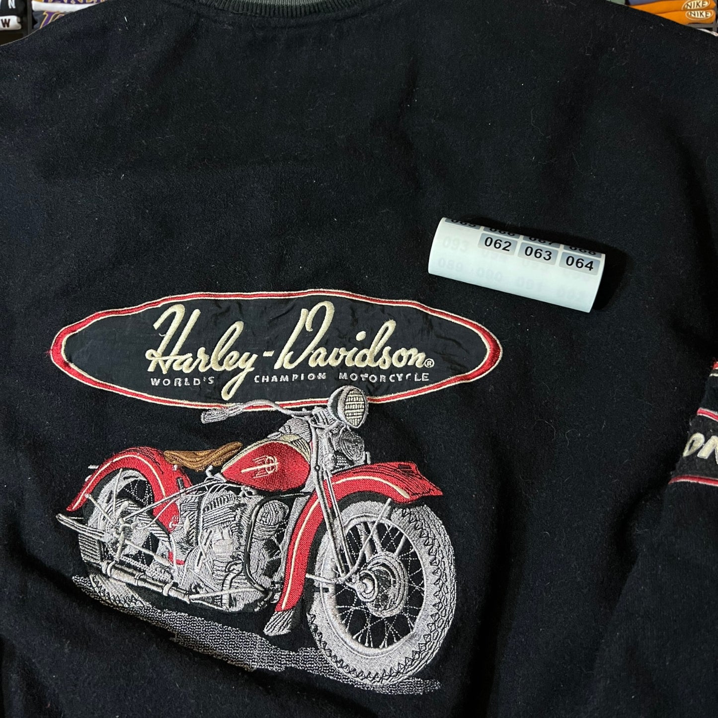 90s Harley Davison biker motorcycle reversible jacket