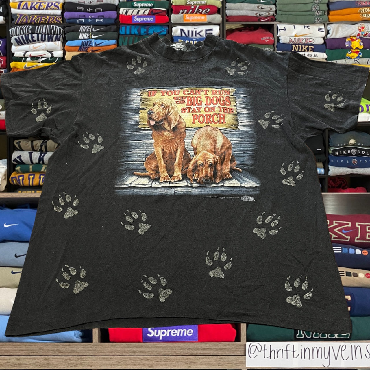 90s 3D emblem biker motorcycle shirt