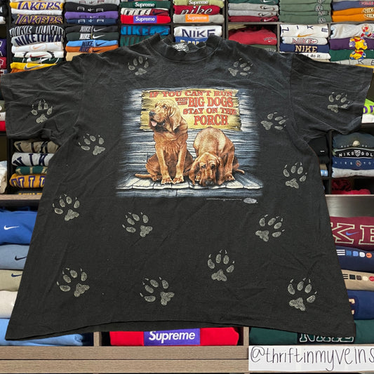 90s 3D emblem biker motorcycle shirt