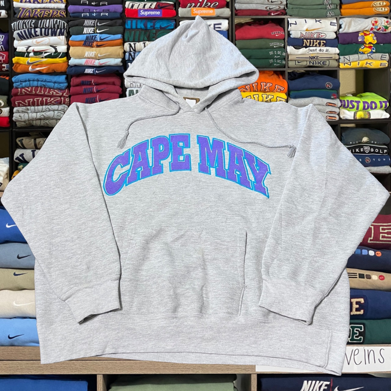90s nutmeg cape may hoodie