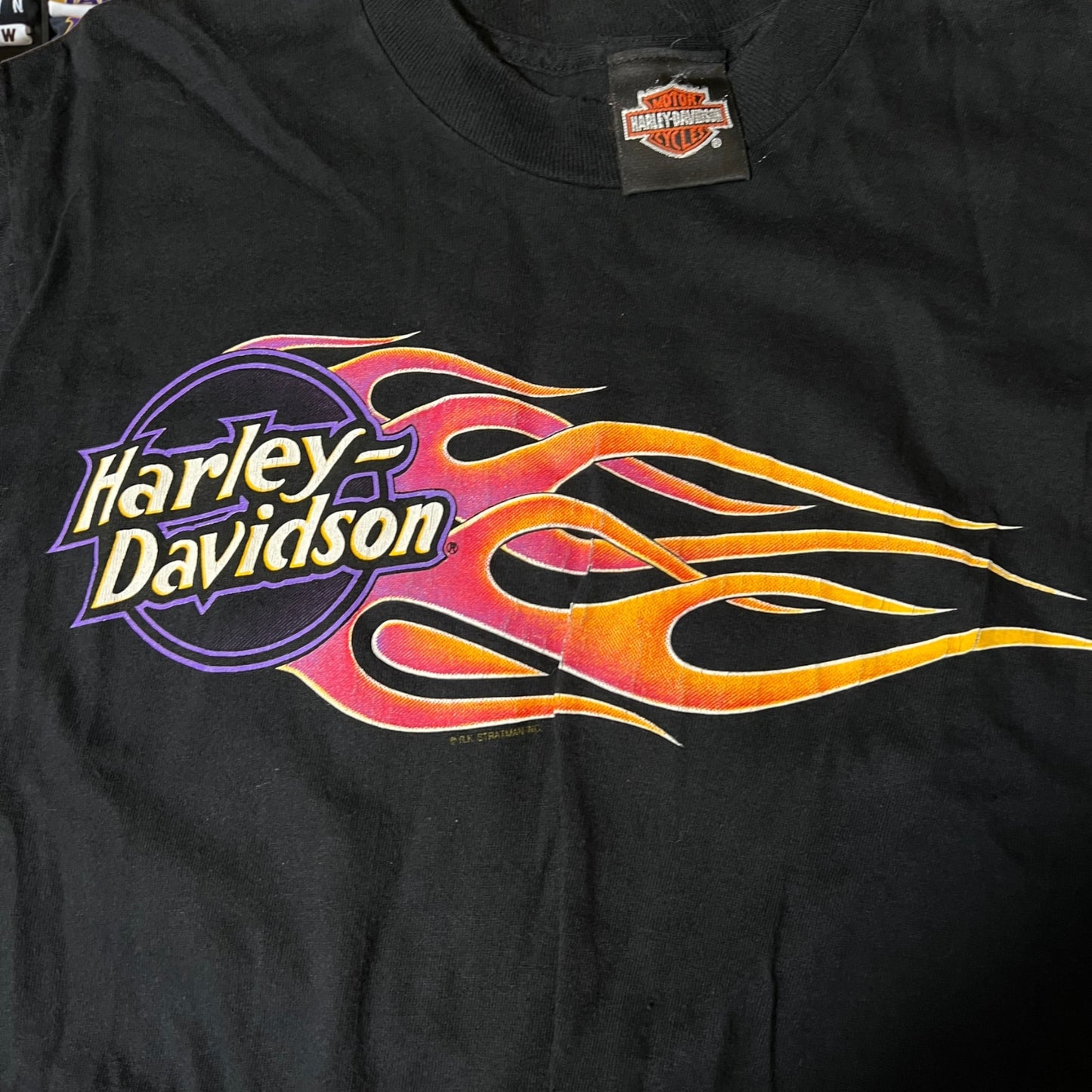 90s Harley Davidson’s biker motorcycle