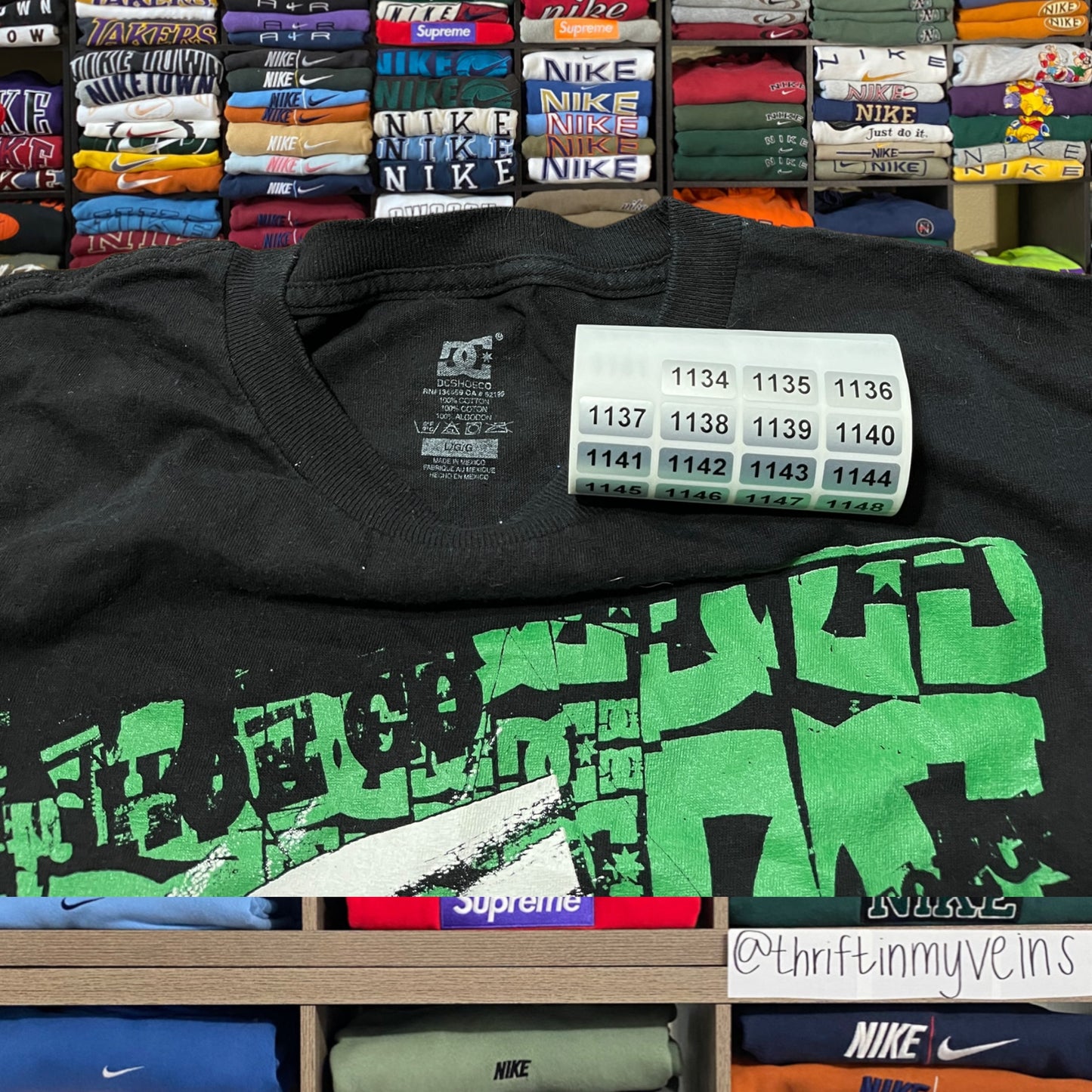 Dc shoes skater black shirt