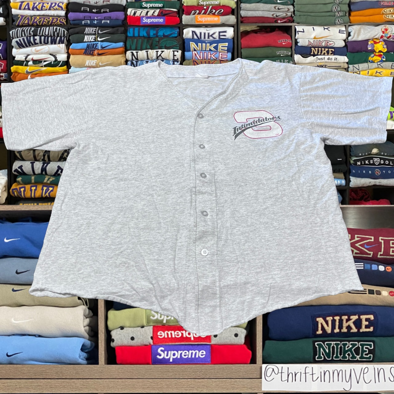 90s nascar button up baseball style shirt