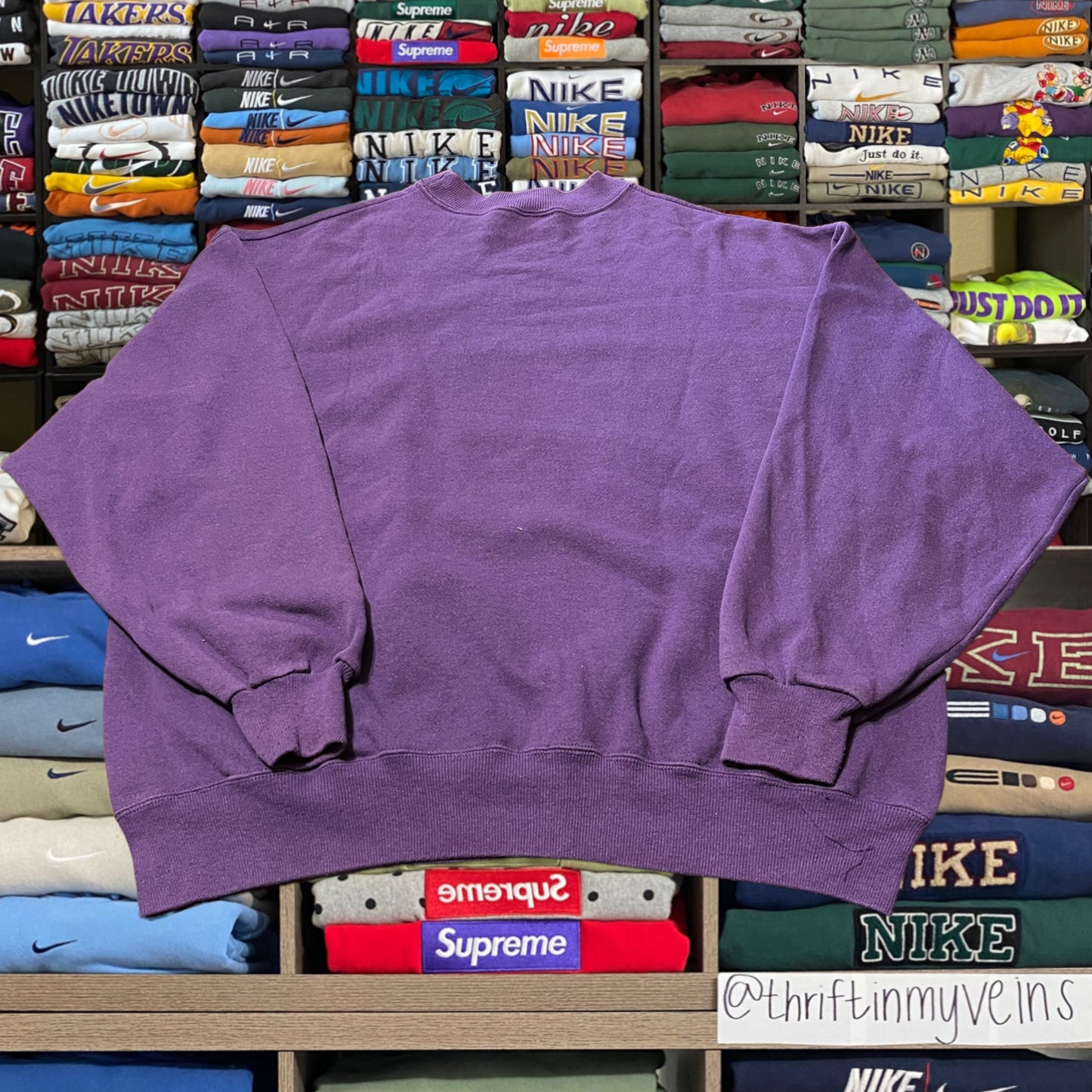 90s wolf nature sweater
