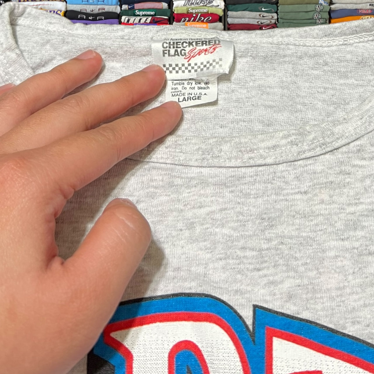 90s nascar graphic tank top shirt