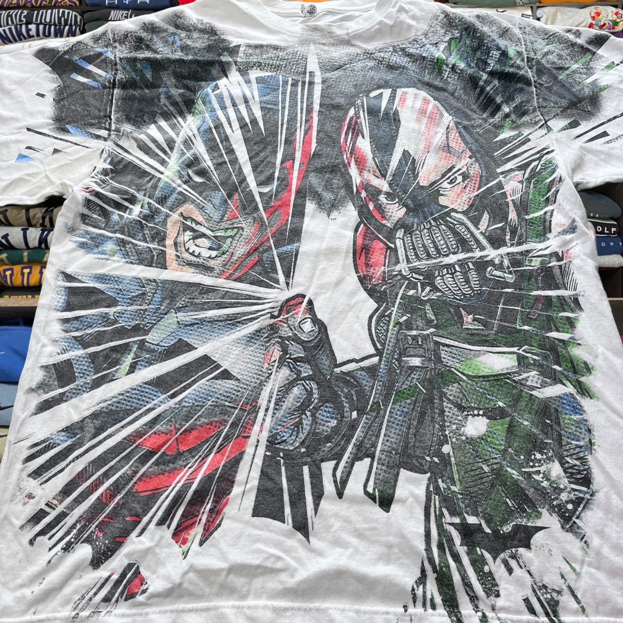 Y2K dc comic shirt all over print