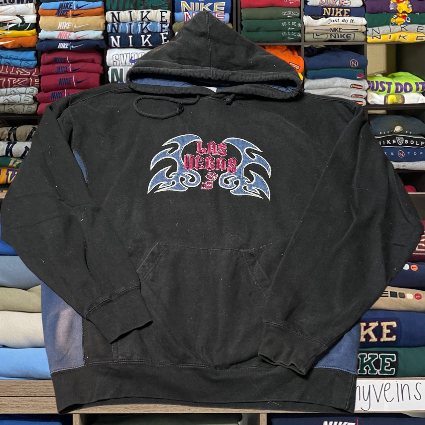 Y2K skater jnco style Las Vegas dice hoodie
