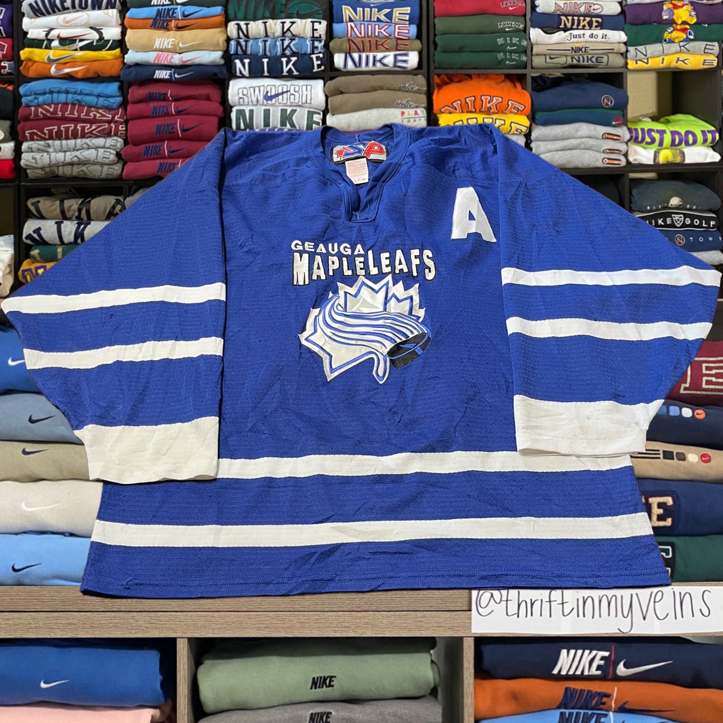 90s geauga maple leafs hockey jersey