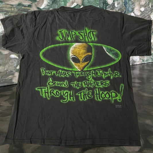 90s alien all over print