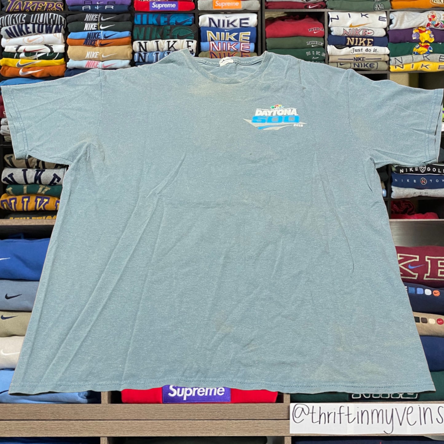 vintage daytona 500 racing car shirt