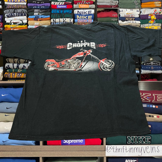 y2k biker shirt (large)