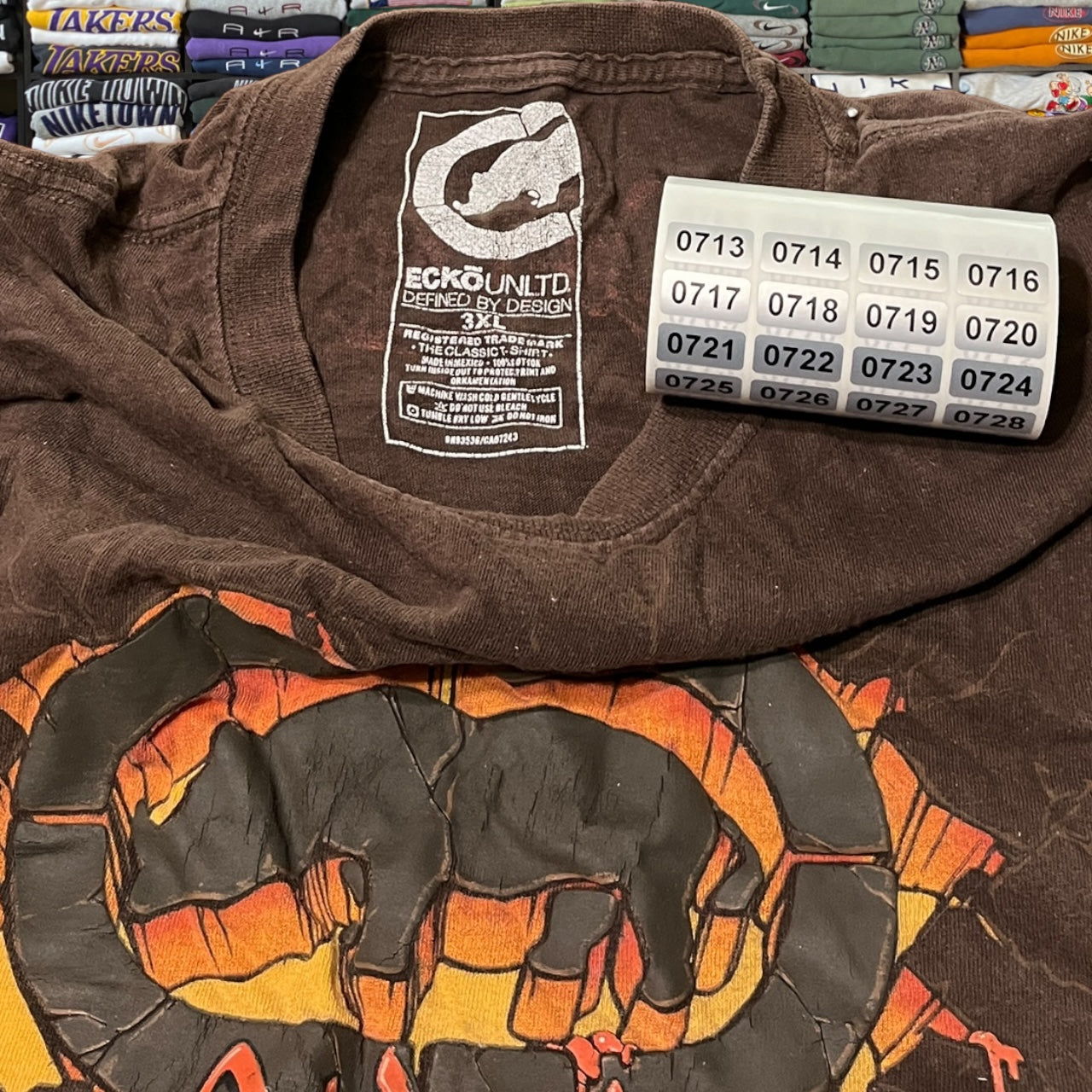 Y2K ecko unlimited brown shirt