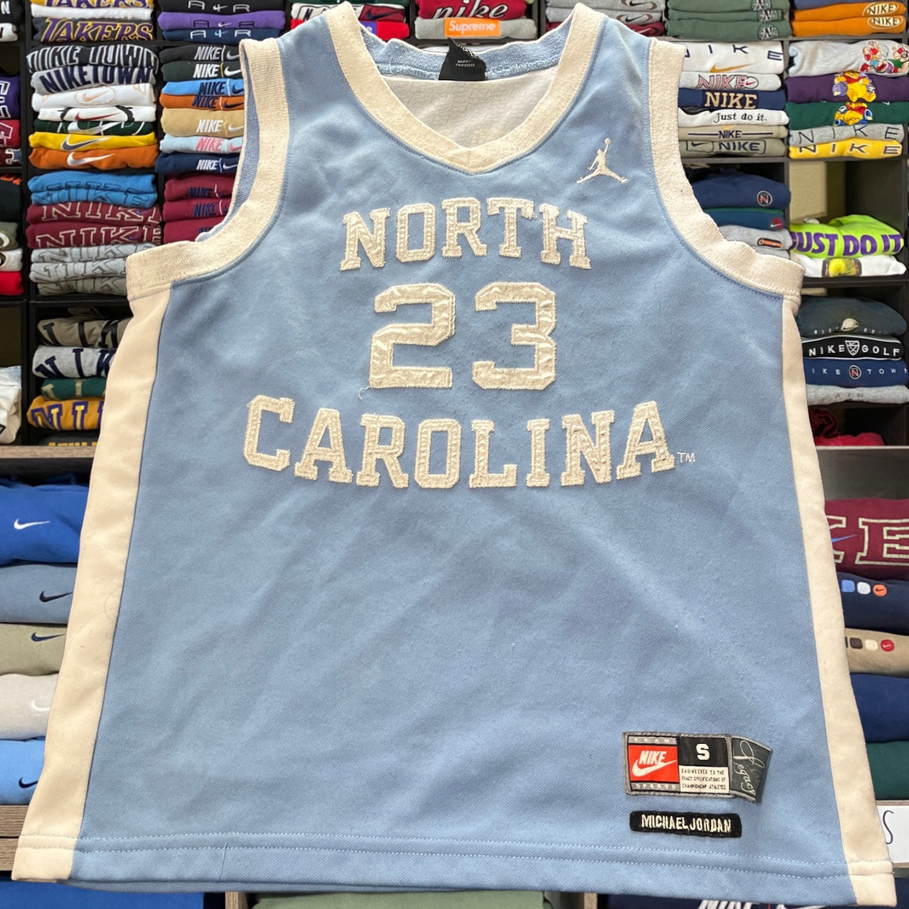 Vintage Nike x Michael jordan baby blue jersey