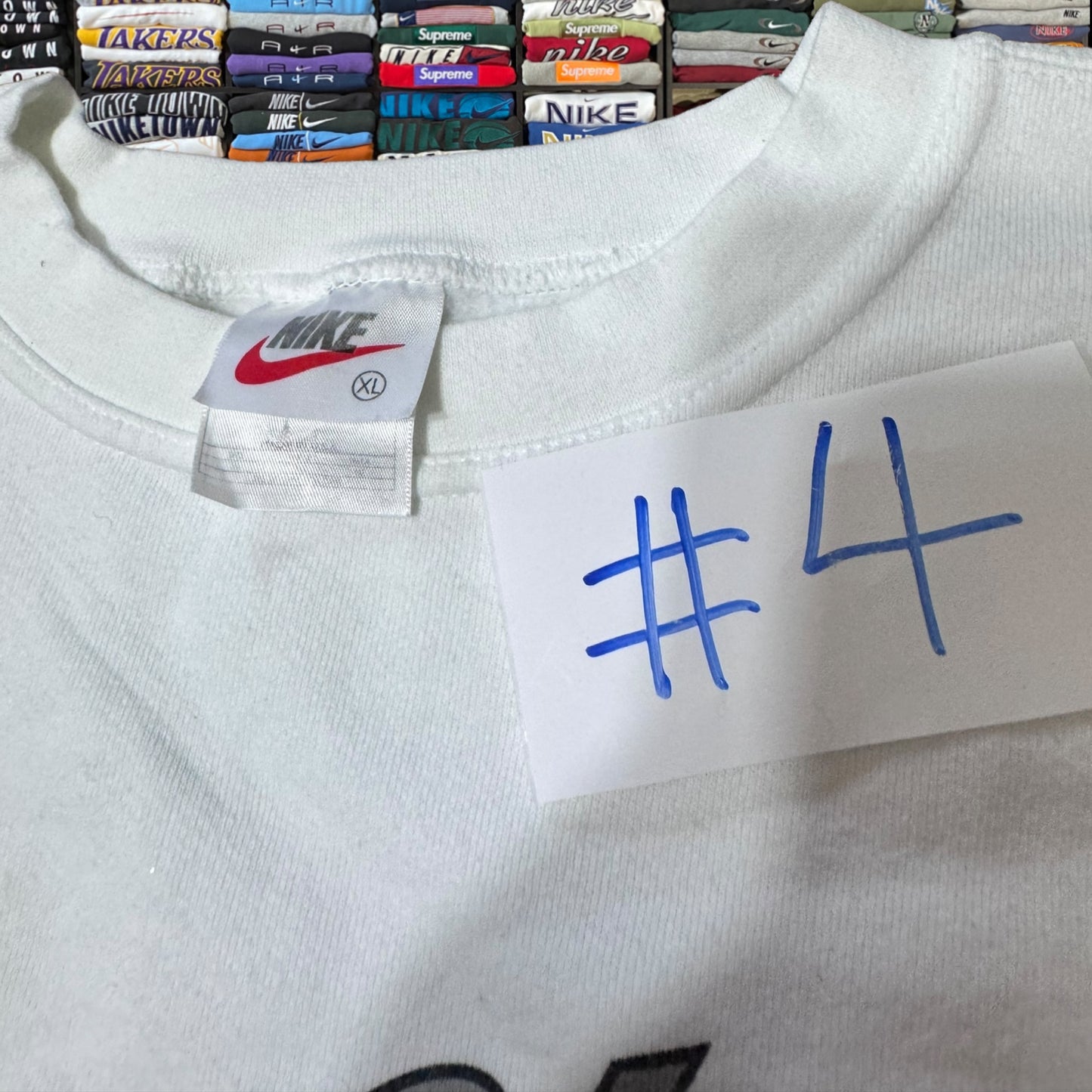 90s Nike white spelled out sweater